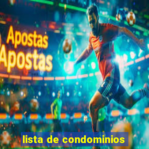 lista de condominios